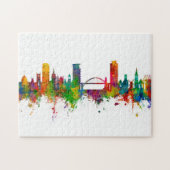 Sunderland England Skyline Legpuzzel (Horizontaal)