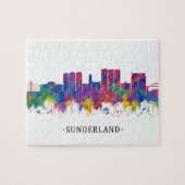 Sunderland England Skyline Legpuzzel (Horizontaal)