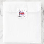 Sunderland England UK Vierkante Sticker (Tas)