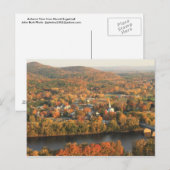 Sunderland MA in het najaar van de berg Sugarloaf Briefkaart (Voorkant / Achterkant)