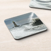 Sunderland - Roker Pier & Lighthouse Bier Onderzetter (Linkerzijde)