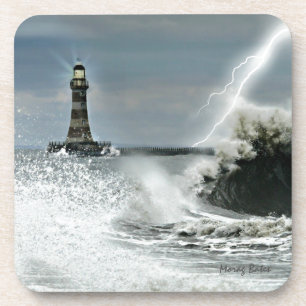 Sunderland - Roker Pier & Lighthouse Bier Onderzetter