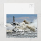 Sunderland - Roker Pier & Lighthouse Briefkaart (Voorkant / Achterkant)