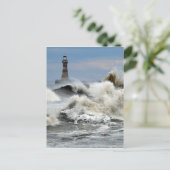 Sunderland - Roker Pier & Lighthouse Briefkaart (Staand voorkant)