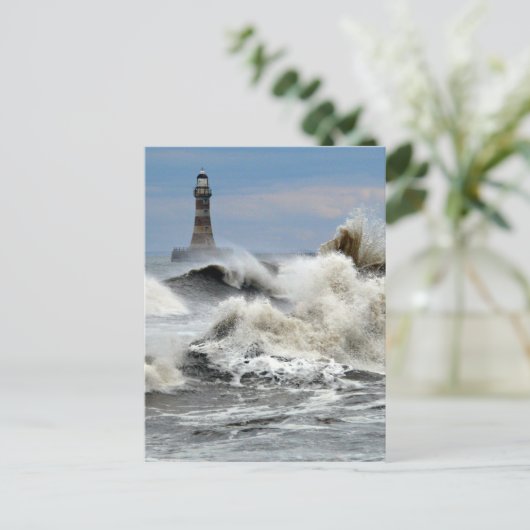 Sunderland - Roker Pier & Lighthouse Briefkaart (Staand voorkant)
