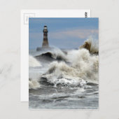 Sunderland - Roker Pier & Lighthouse Briefkaart (Voorkant / Achterkant)