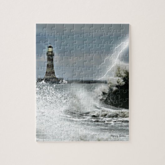 Sunderland - Roker Pier & Lighthouse Legpuzzel (Verticaal)