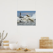 Sunderland - Roker Pier & Lighthouse Poster (Keuken)