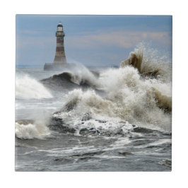Sunderland - Roker Pier & Lighthouse Tegeltje