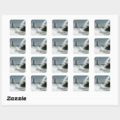 Sunderland - Roker Pier & Lighthouse Vierkante Sticker (Vel)