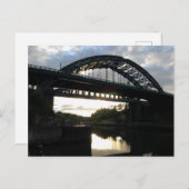 Sunderland Wearmouth Bridge Briefkaart (Voorkant / Achterkant)