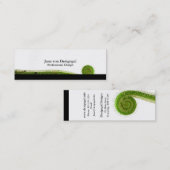 Sundew Frond Mini Visitekaartje (Voorkant / Achterkant)