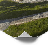 Sundial and Perran Beach, Perranporth, Cornwall, Poster (Hoek)