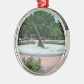 Sundial at Morehead Planetarium, Chapel Hill, NC Metalen Ornament (Links)