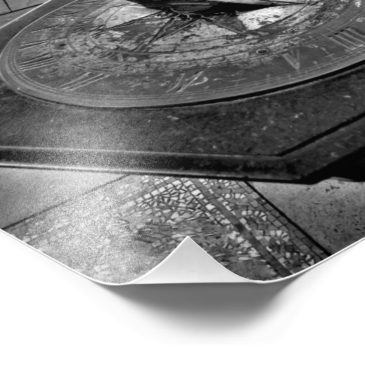 Sundial Foto Afdruk (Hoek)