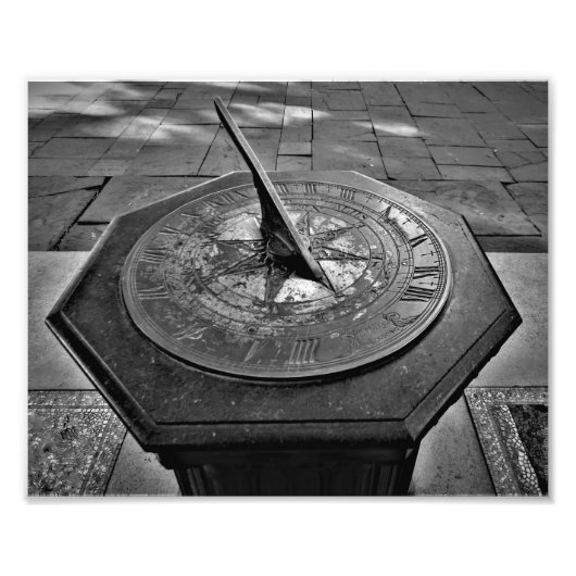 Sundial Foto Afdruk (Voorkant)