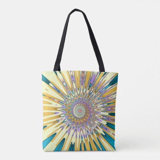 Sundial Fractal Tote Bag (Achterkant)