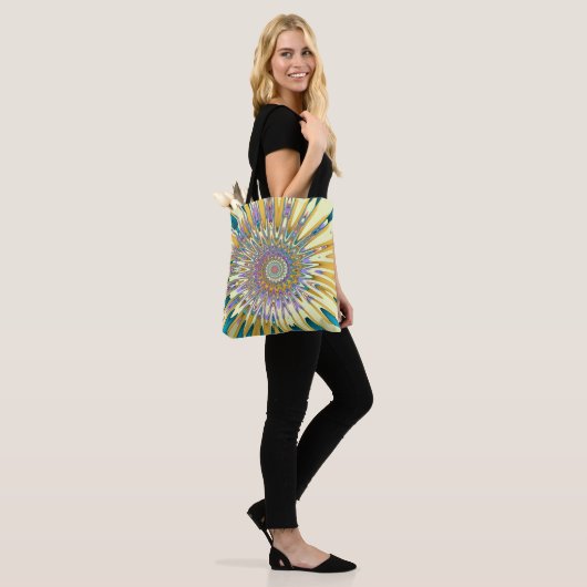 Sundial Fractal Tote Bag (Op model)