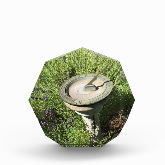 Sundial in Lavender Fotoblokken (Voorkant)