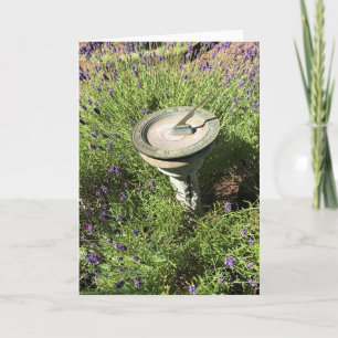 Sundial in Lavender Kaart