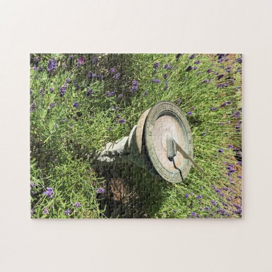Sundial in Lavender Legpuzzel (Horizontaal)