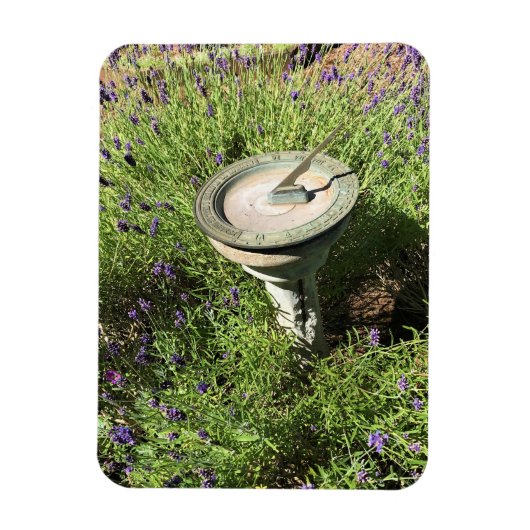 Sundial in Lavender Magneet (Verticaal)