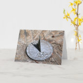 Sundial Kaart (Gele Bloem)