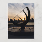 Sundial Sunset Briefkaart (Voorkant)