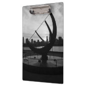 Sundial Sunset Grayscale Klembord (Links)
