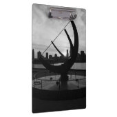Sundial Sunset Grayscale Klembord (Rechts)