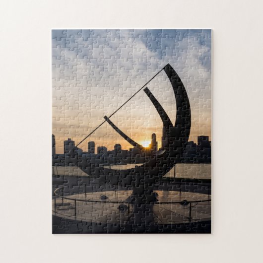 Sundial Sunset Legpuzzel (Verticaal)
