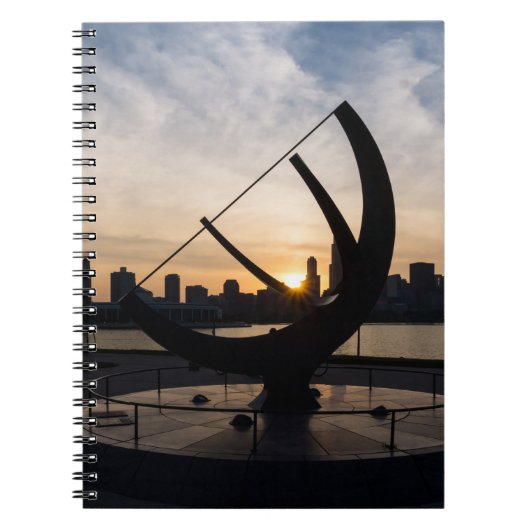 Sundial Sunset Notitieboek (Voorkant)