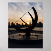 Sundial Sunset Poster (Voorkant)