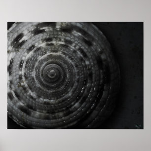 Sundial (Voorzijde) BW Poster