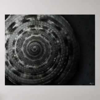 Sundial (Voorzijde) BW Poster