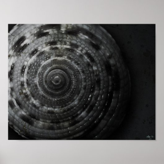 Sundial (Voorzijde) BW Poster (Voorkant)