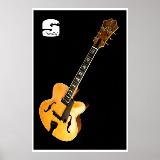 Sundlof Guitars Archtop Poster (Voorkant)