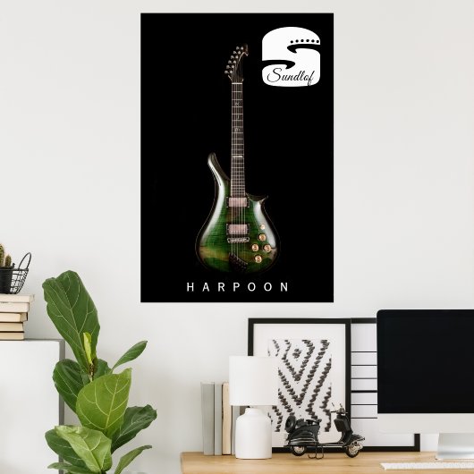 Sundlof Harpoon Poster 24x36 (Thuiskantoor)