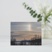 Sundog Over de Hudson Briefkaart (Staand voorkant)