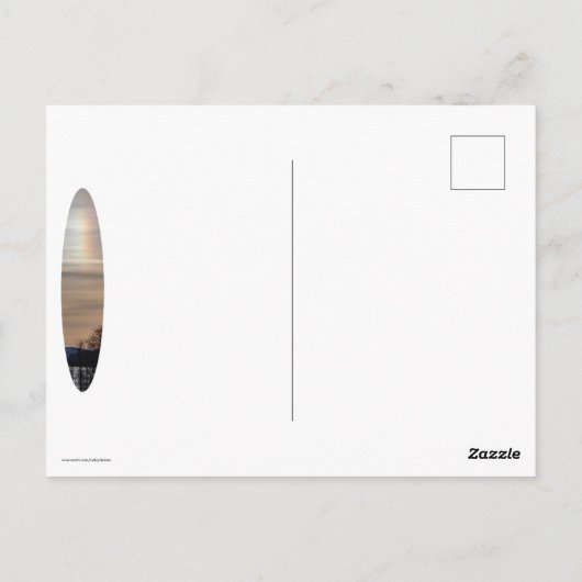 Sundog Over de Hudson Briefkaart (Achterkant)