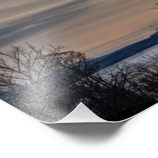 Sundog Over de Hudson Foto Afdruk (Hoek)