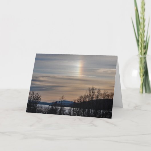 Sundog Over de Hudson Kaart (Voorkant)