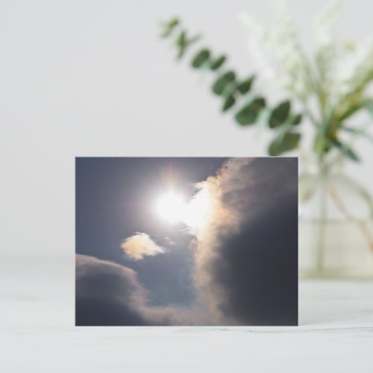 Sundog Rainbow Cloud Burst Apparel en Gifts Briefkaart (Staand voorkant)