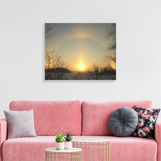 Sundogs canvas (Insitu (Woonkamer))