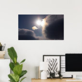 Sundogs - Rainbow Clouds Hot Springs National Park Poster (Thuiskantoor)