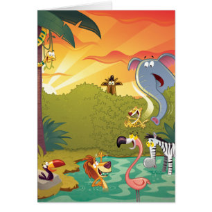 Sundown at the Water Hole