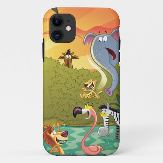 Sundown at the Water Hole Case-Mate iPhone Case (Achterkant)