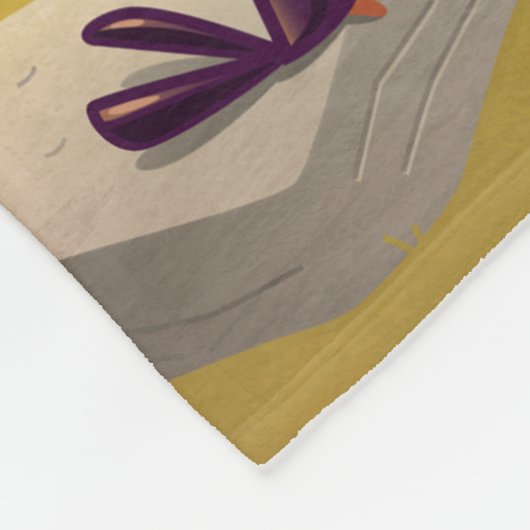 Sundown at the Water Hole Fleece Deken (Hoek)