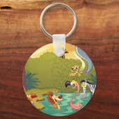 Sundown at the Water Hole Sleutelhanger (Voorkant)