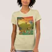 Sundown at the Water Hole T-shirt (Voorkant)